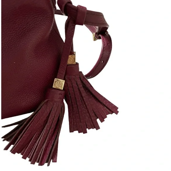 Tory Burch burgundy crossbody - Picture 7 of 15